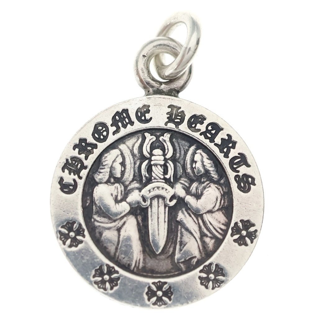 CHROME HEARTS(クロムハーツ) CHRM ANGL MDL V2 エンジェルメダルチャーム ペンダントトップ シルバーBCA229