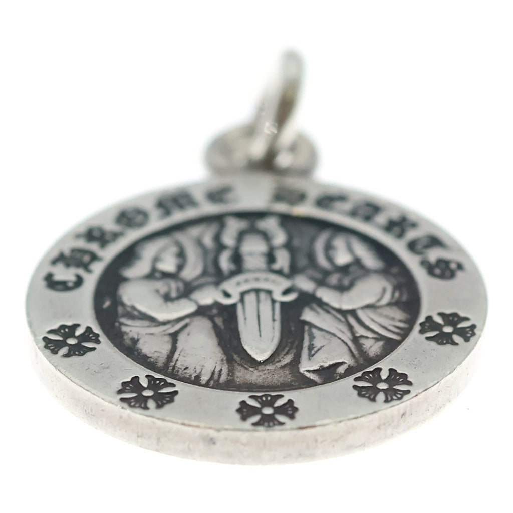 CHROME HEARTS(クロムハーツ) CHRM ANGL MDL V2 エンジェルメダルチャーム ペンダントトップ シルバーBCA229