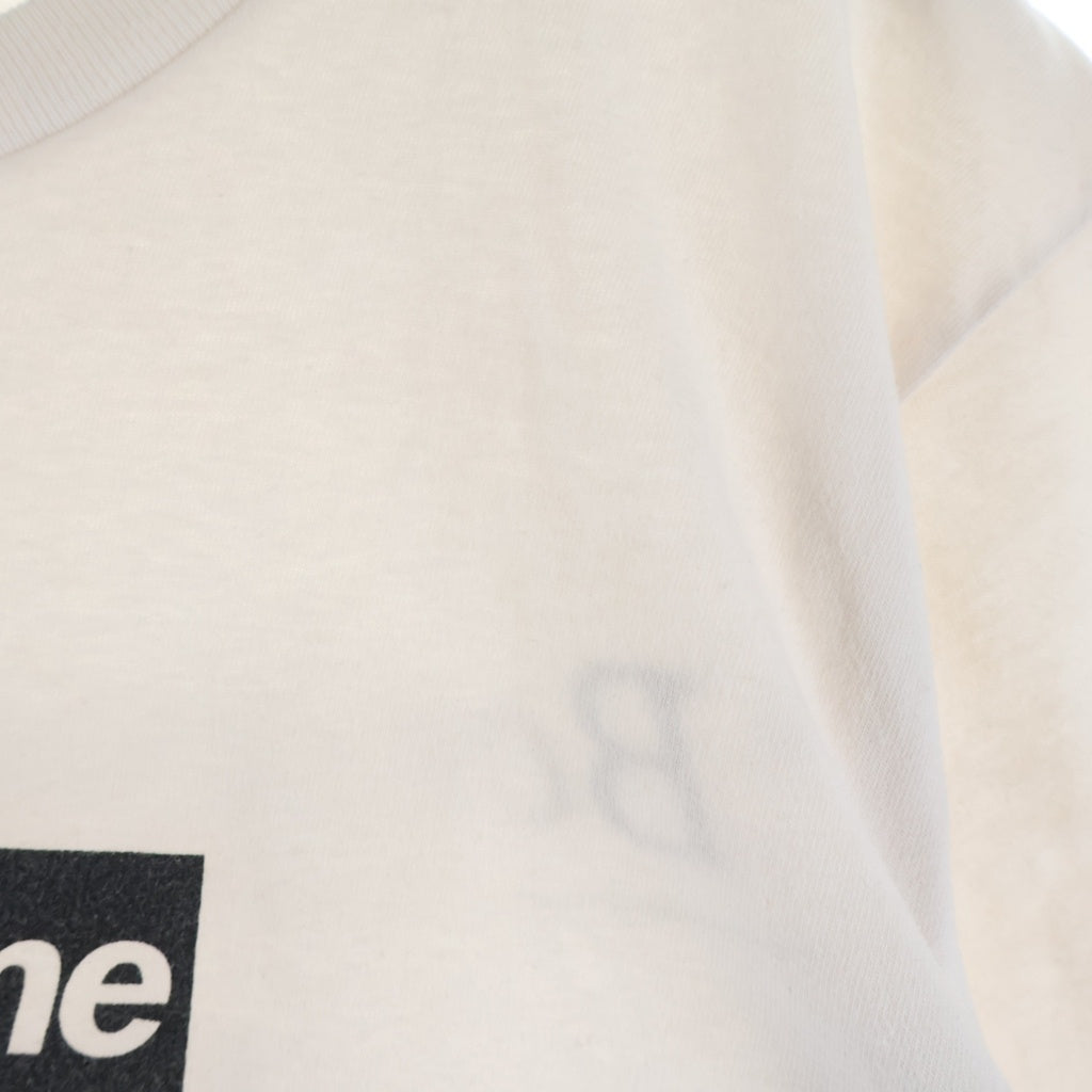 SUPREME(シュプリーム) 16SS PARIS BOX LOGO TEE パリOPEN記念 ボックスロゴ 半袖Tシャツ カットソー ホワイト