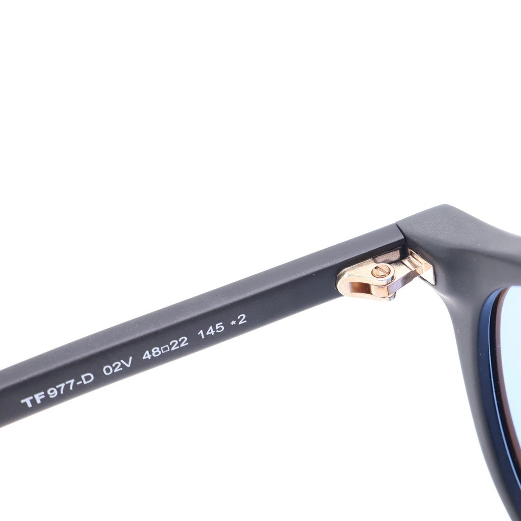 TOM FORD(トムフォード) TF977-D アジアンフィット ウェリントンフレーム カラーレンズ サングラス メガネ ブラック/ブルー レディース