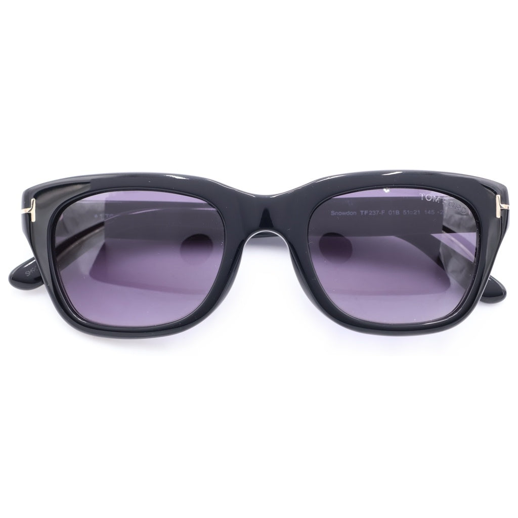 TOM FORD(トムフォード) SNOWDON スノードン ウェリントンフレーム カラーレンズ サングラス メガネ ブラック TF237-F レディース