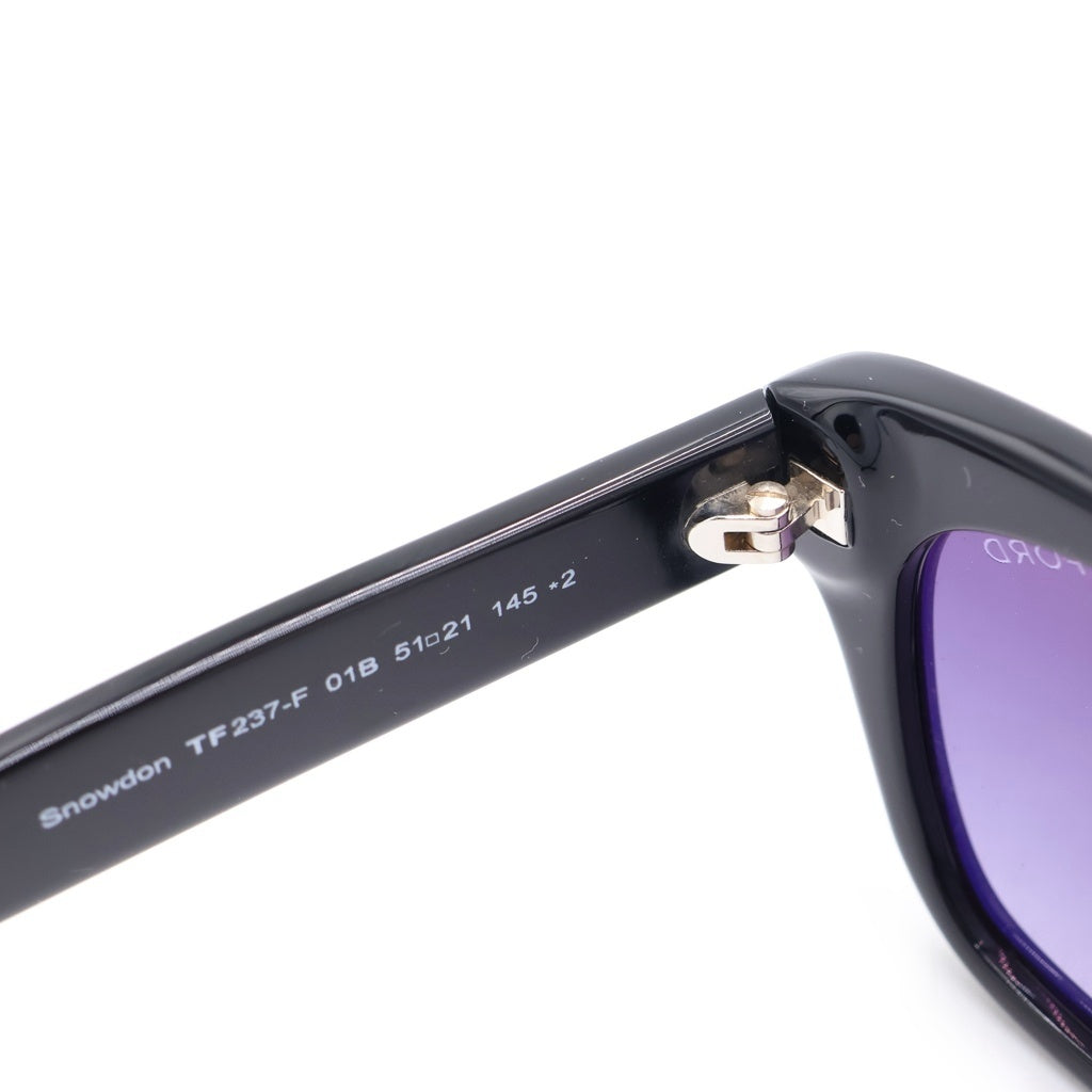 TOM FORD(トムフォード) SNOWDON スノードン ウェリントンフレーム カラーレンズ サングラス メガネ ブラック TF237-F レディース