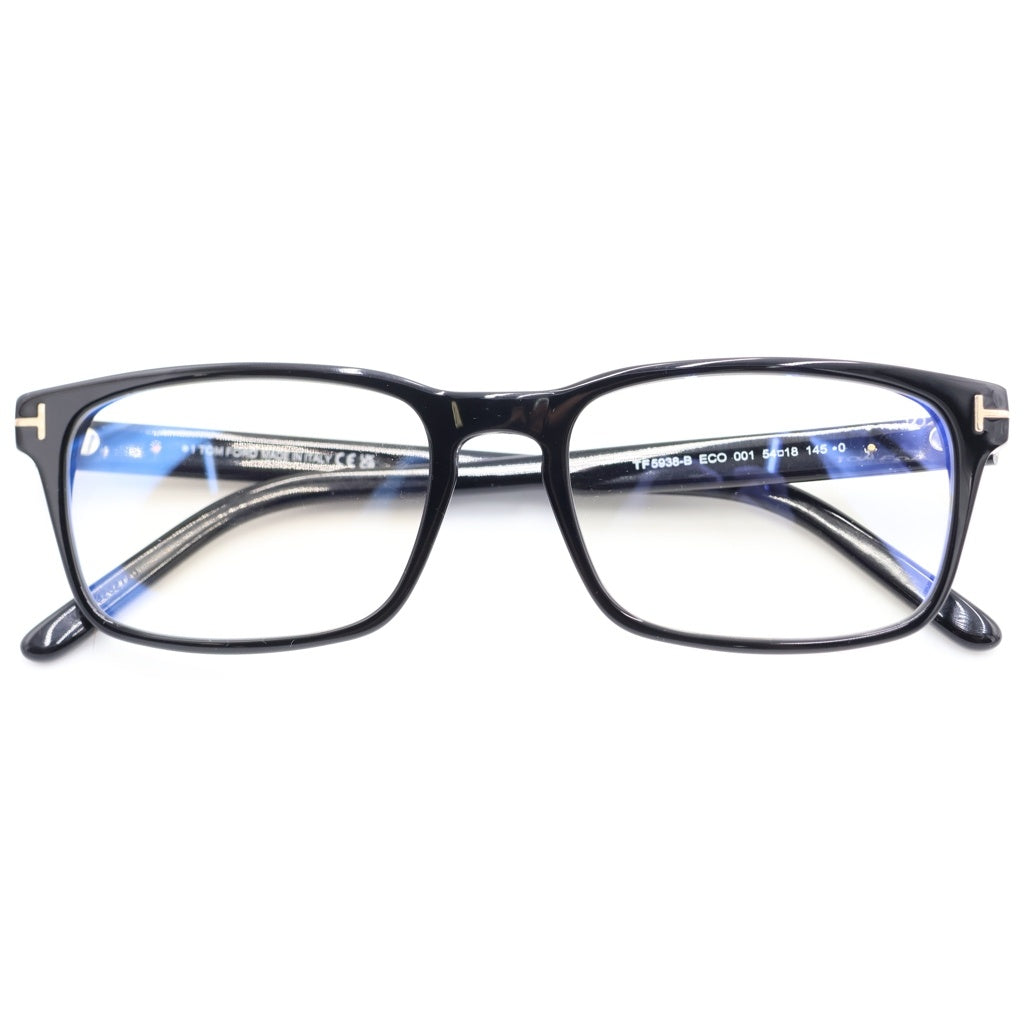 TOM FORD(トムフォード) TF5938-B スクエアフレーム クリアレンズ サングラス メガネ ブラック