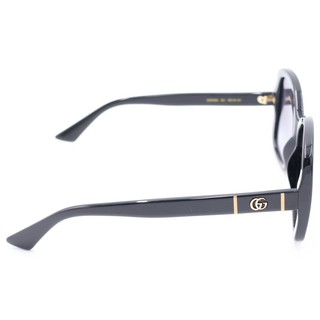 GUCCI(グッチ) GG0762S バタフライフレーム GGロゴテンプル カラーレンズ サングラス メガネ ブラック レディース
