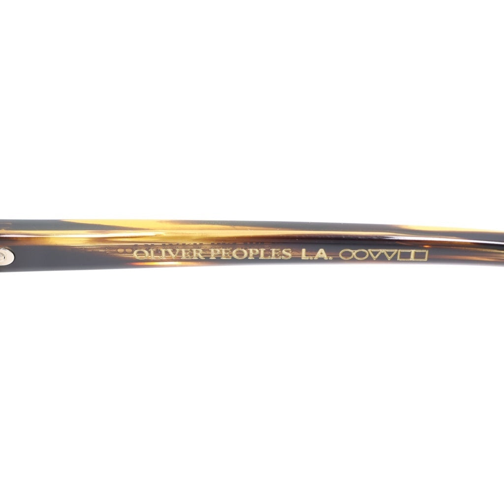 OLIVER PEOPLES(オリバーピープルズ) GREGORY PECK-F グレゴリーペック ボストンフレーム クリアレンズ サングラス メガネ イエロー OV5186F