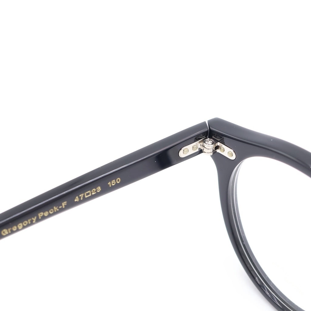 OLIVER PEOPLES(オリバーピープルズ) GREGORY PECK-F グレゴリーペック ボストンフレーム クリアレンズ サングラス メガネ ブラック OV5186F