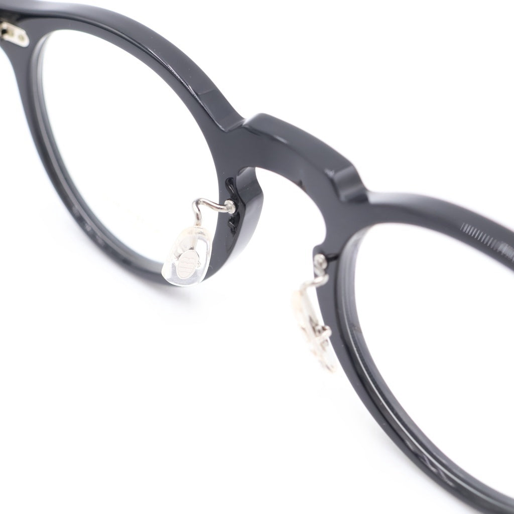 OLIVER PEOPLES(オリバーピープルズ) GREGORY PECK-F グレゴリーペック ボストンフレーム クリアレンズ サングラス メガネ ブラック OV5186F