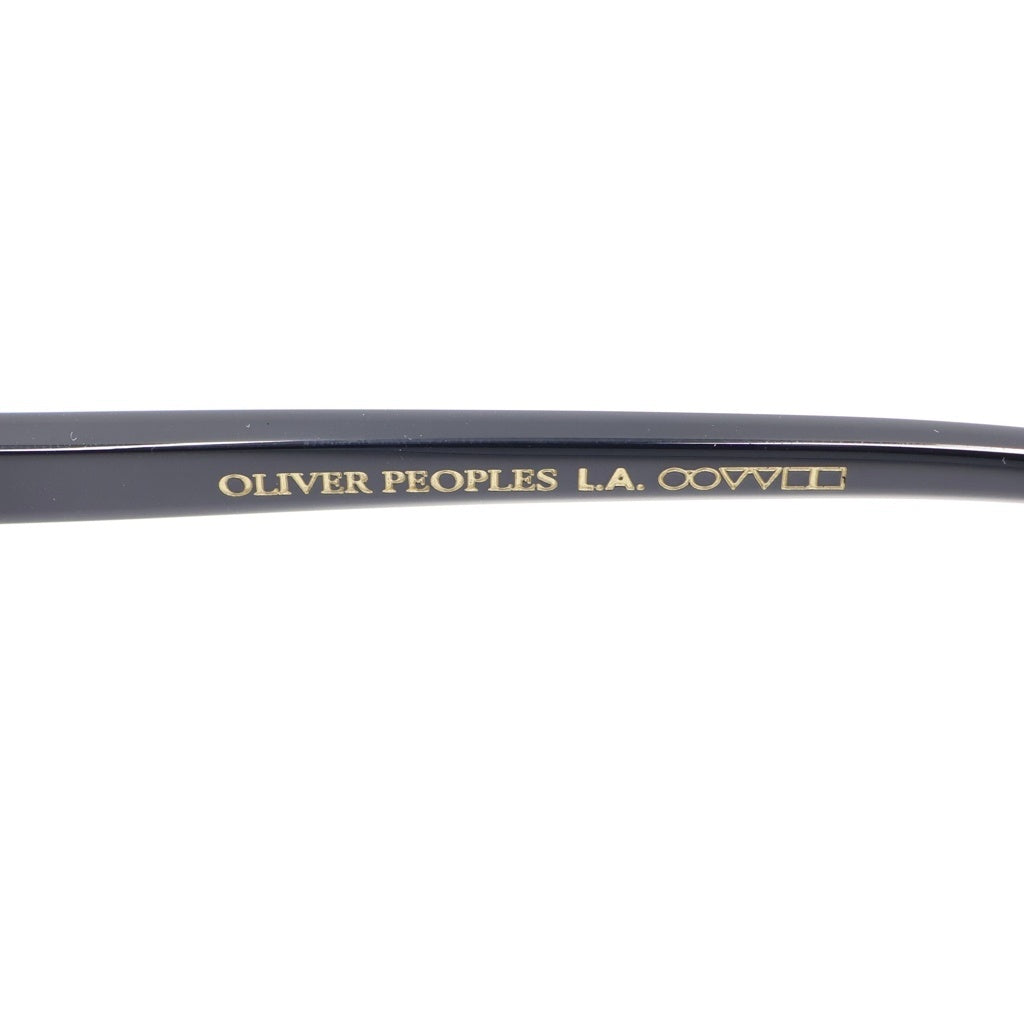 OLIVER PEOPLES(オリバーピープルズ) GREGORY PECK-F グレゴリーペック ボストンフレーム クリアレンズ サングラス メガネ ブラック OV5186F