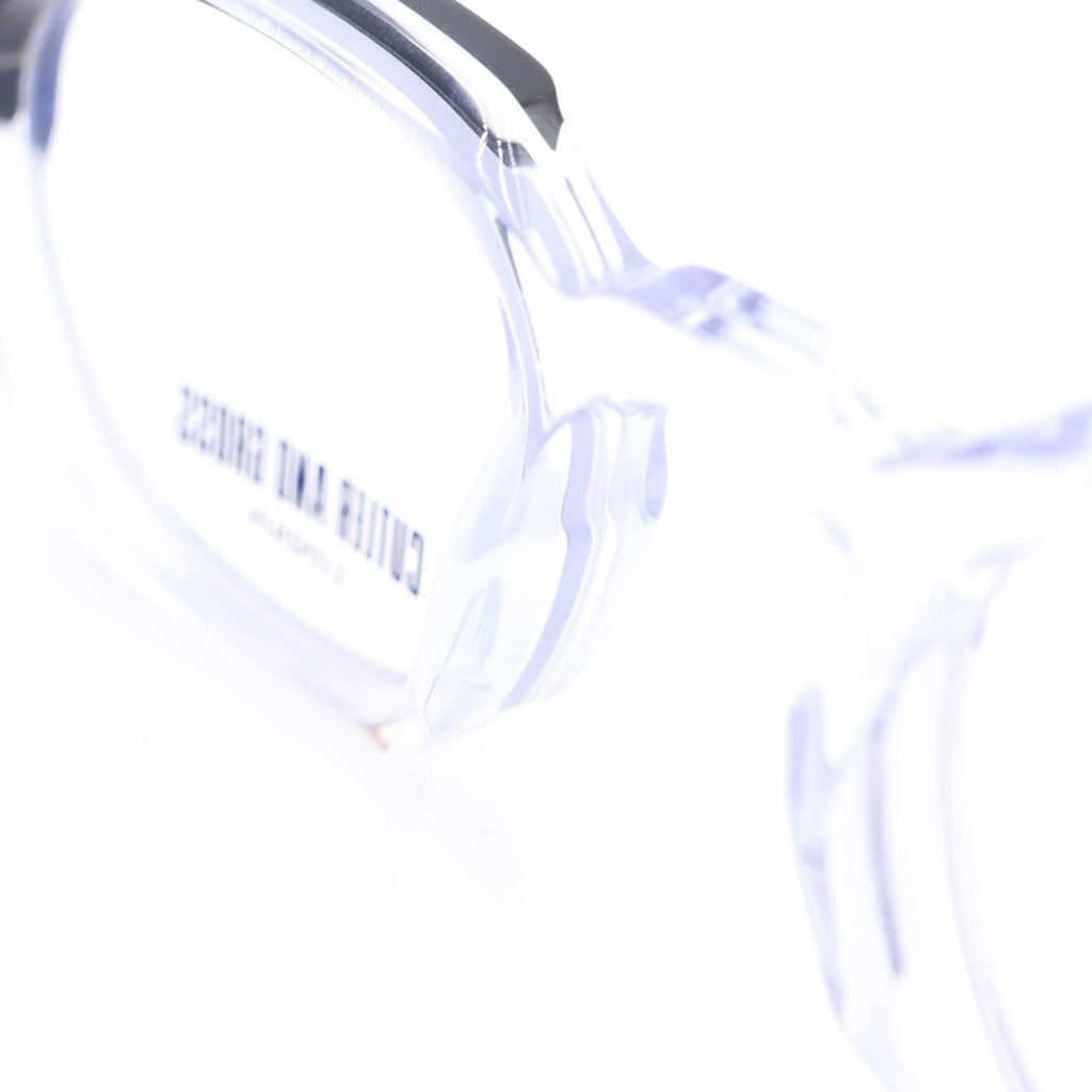 CUTLER AND GROSS(カトラーアンドグロス) CGOP 1420 01 ウェリントンフレーム クリア ツートンカラー サングラス メガネ ブラック