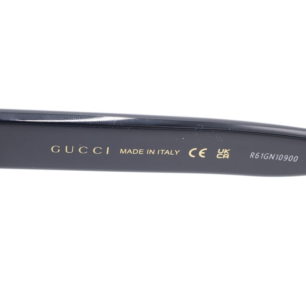 GUCCI(グッチ) GG1578S キャットアイフレーム インターロッキングGテンプル カラーレンズ サングラス メガネ ブラック レディース