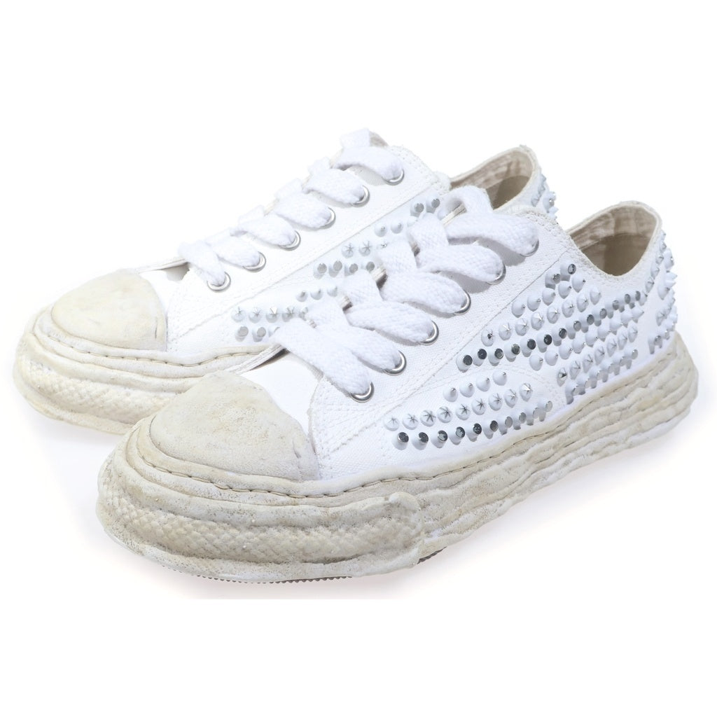 MAISON MIHARAYASUHIRO(メゾンミハラヤスヒロ) PETERSON 23 STUDS LOW-TOP ピーターソン23 スタッズ ローカットスニーカー ホワイト 43 A15FW721