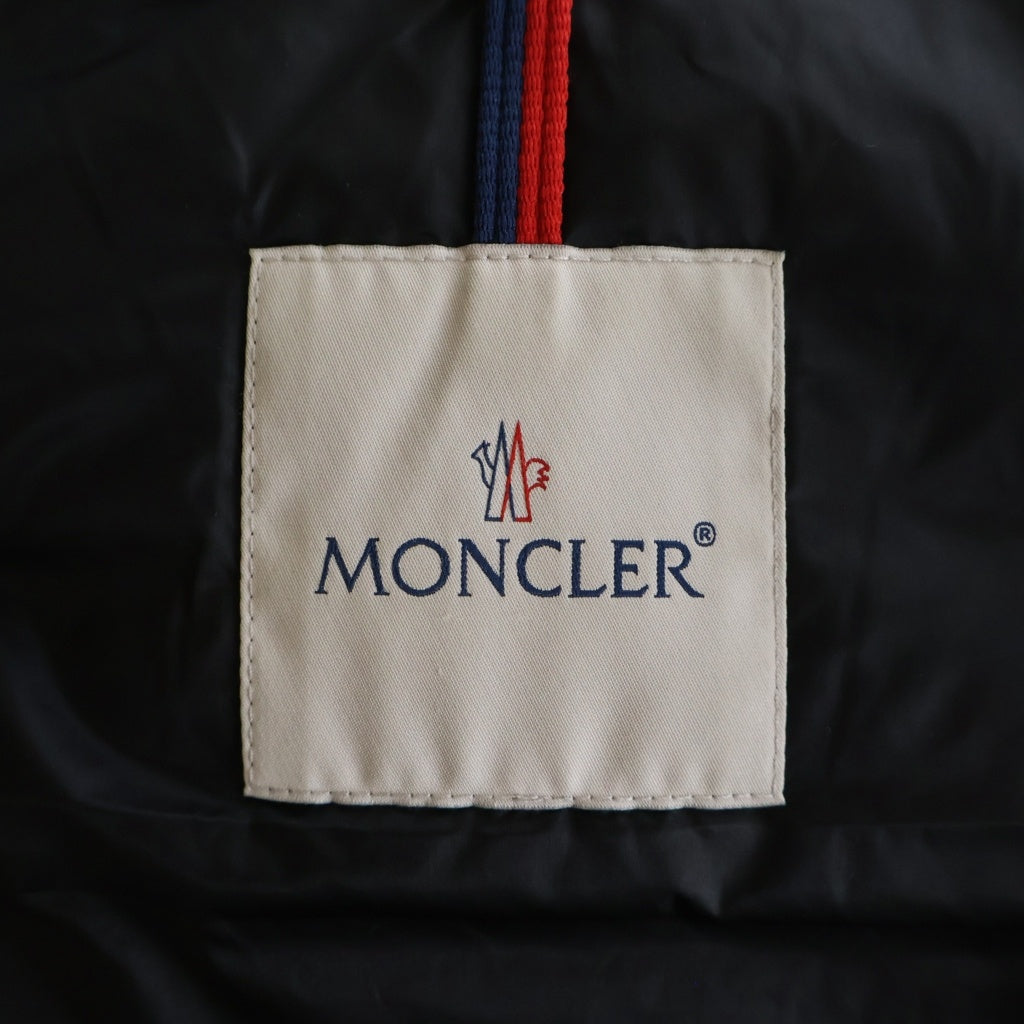 MONCLER(モンクレール) 21AW TIMOTHE GILET ティモテ ジレ ロゴワッペン ジップアップ ダウンベスト ネイビー/トリコロール G10911A10100 C0453