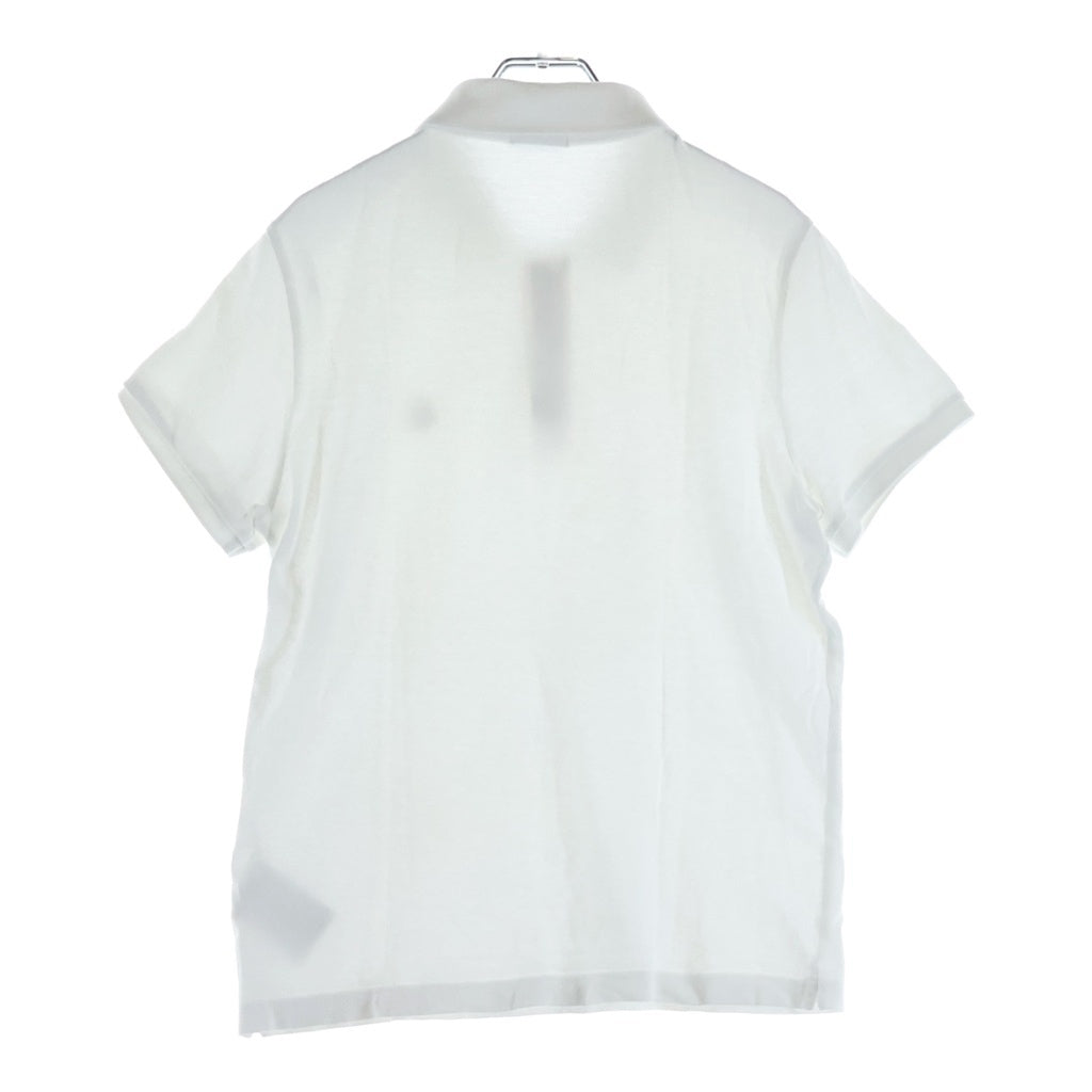 MONCLER(モンクレール) 19SS MAGLIA POLO MANICA CORTA コットン ロゴワッペン 半袖ポロシャツ ホワイト E10918305150 84556