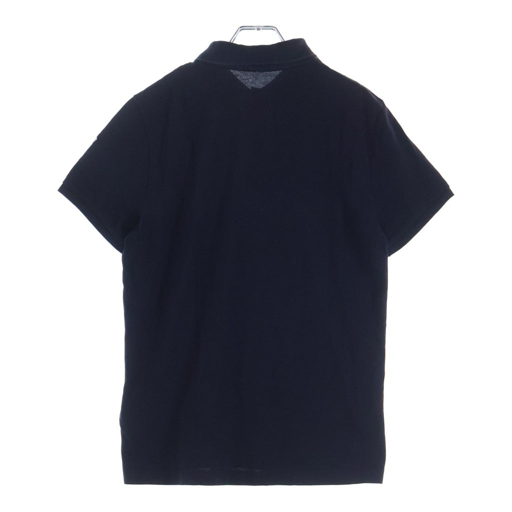 MONCLER(モンクレール) 19SS MAGLIA POLO MANICA CORTA コットン ロゴワッペン 半袖ポロシャツ ネイビー E10918305150 84556