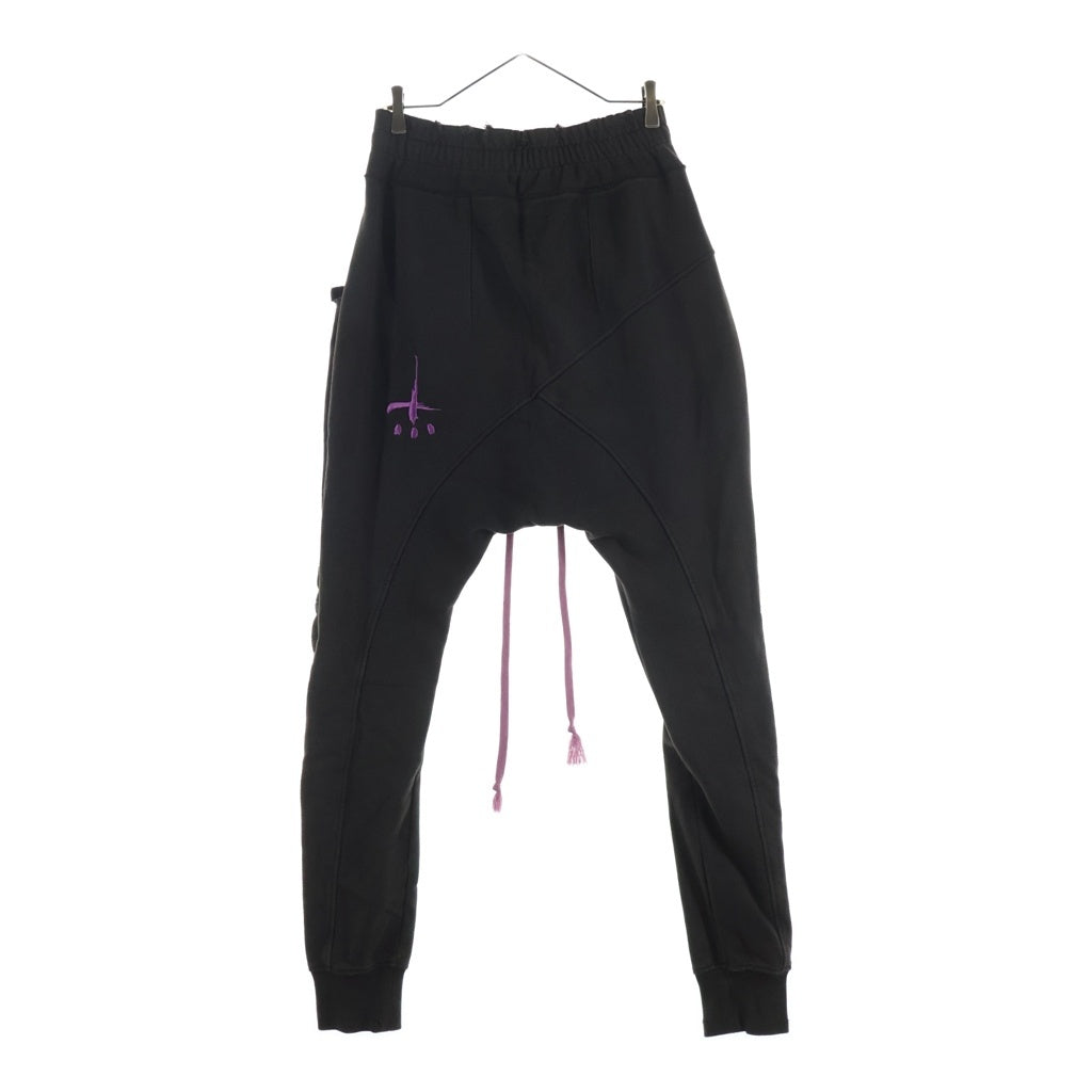 cvtvlist(カタリスト) 22AW ×MYne LOGO USUAL マイン サルエルジョガー 刺繍ロゴスウェットパンツ ブラウン GCLPT105