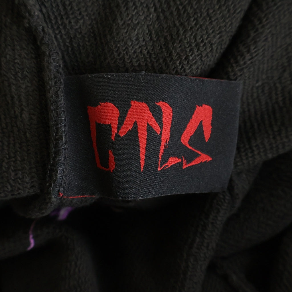 cvtvlist(カタリスト) 22AW ×MYne LOGO USUAL マイン サルエルジョガー 刺繍ロゴスウェットパンツ ブラウン GCLPT105