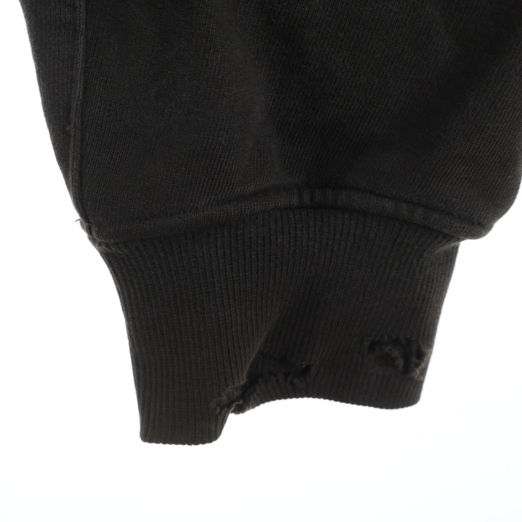 cvtvlist(カタリスト) 22AW ×MYne LOGO USUAL HOODIE マイン 刺繍ロゴ フーディー プルオーバーパーカー ブラウン GCLHD104