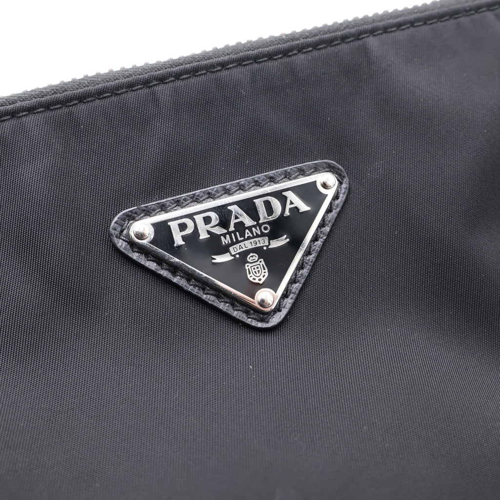 PRADA(プラダ) Re-Nylon Shoulder Bag リナイロン トライアングルロゴ ポーチ付きショルダーバッグ ブラック 2VH113