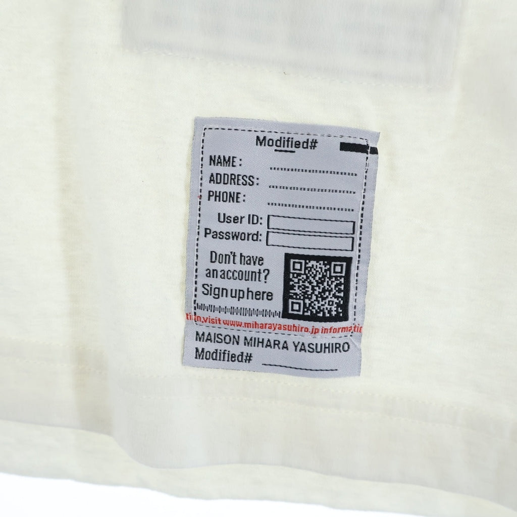 MAISON MIHARAYASUHIRO(メゾンミハラヤスヒロ) 26SS LEON PRINTED T-SHIRT レオンプリント クルーネック半袖Tシャツ カットソー ホワイト K16TS771