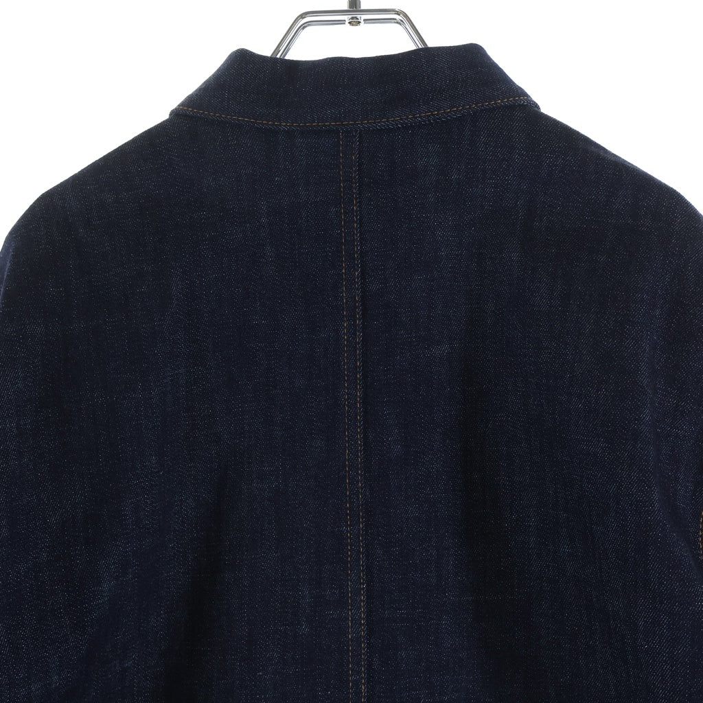 DIOR(ディオール) OBLIQUE COTTON DENIM OVERSHIRT オブリーク コットンデニムシャツ ジャケット インディゴ 033D490A226X