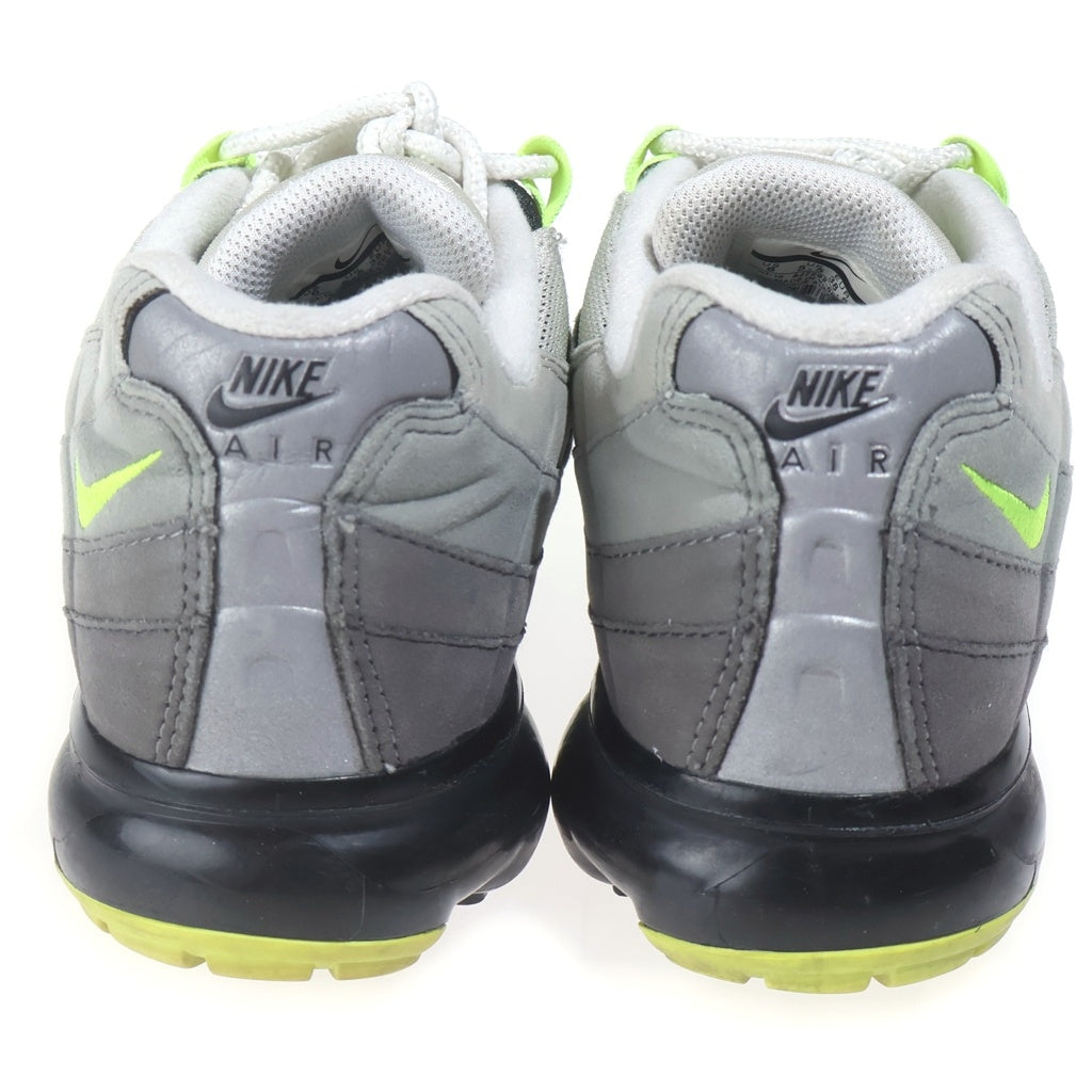 NIKE(ナイキ) AIR VAPORMAX95 NEON エアベイパーマックス95 ネオン ローカットスニーカー レディース グレー/グリーン US6/24cm 95AJ7292-001
