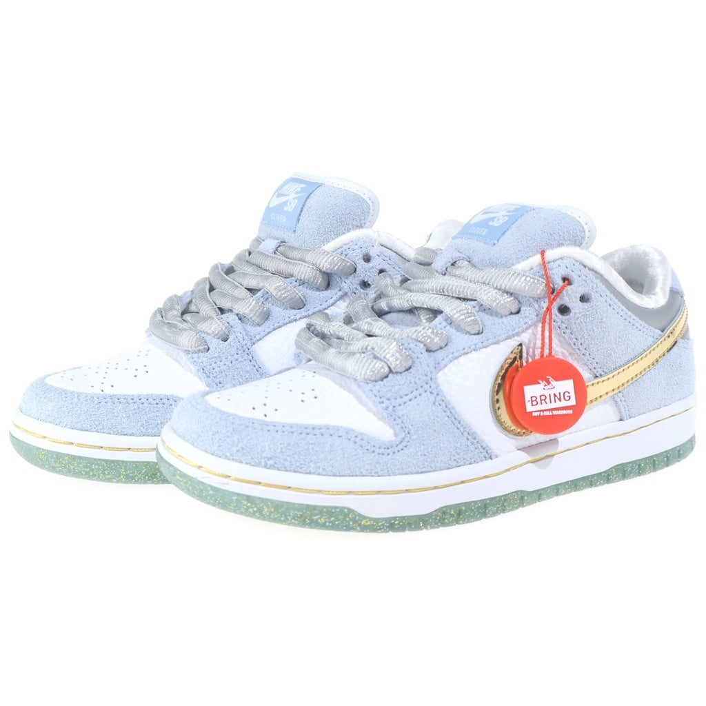 NIKE SB(ナイキエスビー) ×SEAN CLIVER DUNK LOW HOLIDAY SPECIAL ショーン クライヴァー ダンク ホリデー スペシャル ローカットスニーカー レディース ブルー/ホワイト US4/23cm DC9936-100