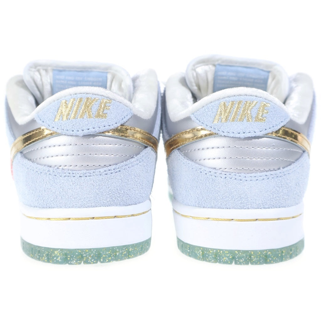 NIKE SB(ナイキエスビー) ×SEAN CLIVER DUNK LOW HOLIDAY SPECIAL ショーン クライヴァー ダンク ホリデー スペシャル ローカットスニーカー レディース ブルー/ホワイト US4/23cm DC9936-100