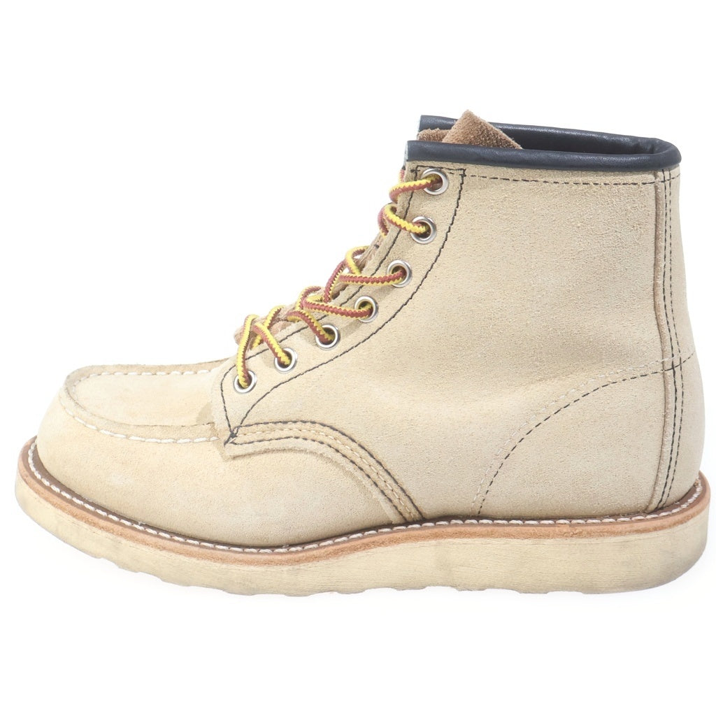 RED WING(レッド ウイング) 6 INCH IRISH SETTER MOC TOE USA製 6インチ アイリッシュセッター モックトゥ レザーシューズ ブーツ レディース ベージュ US4.5/Eワイズ 8173