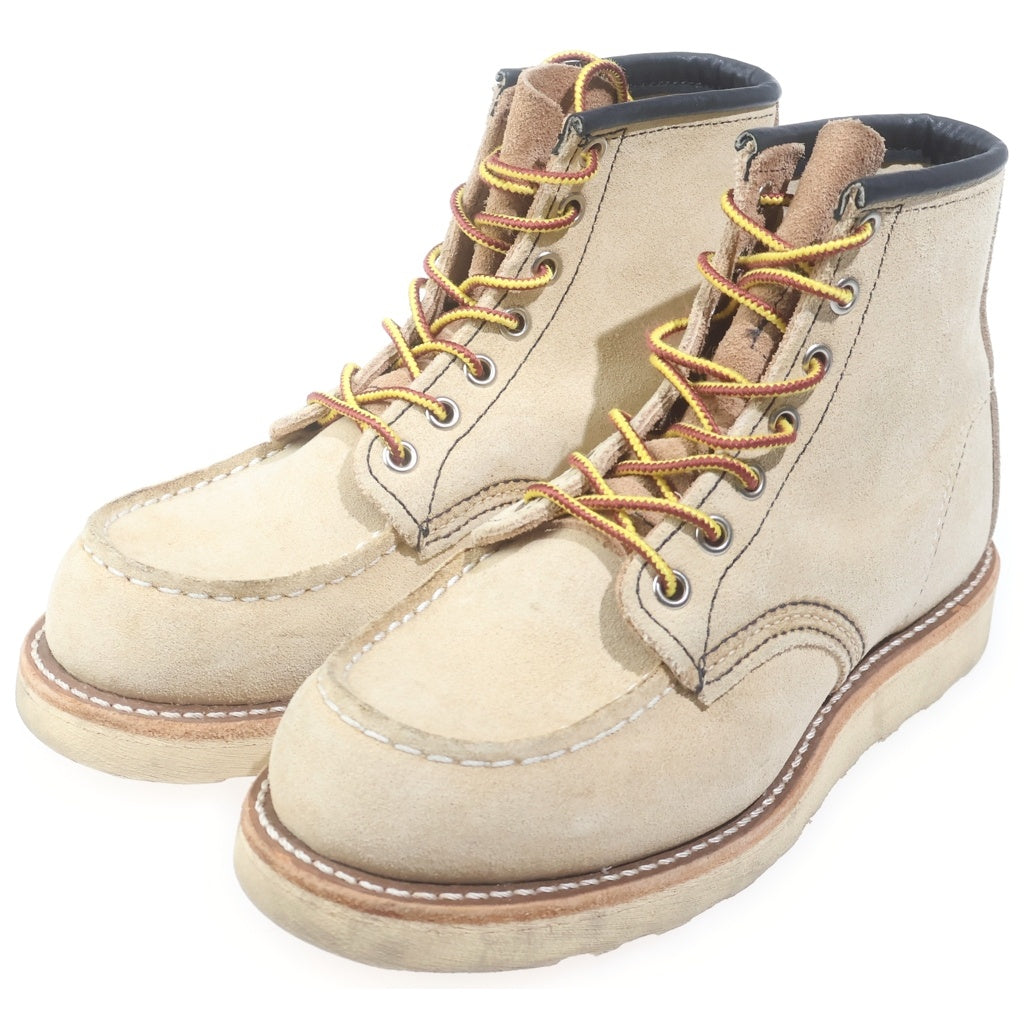 RED WING(レッド ウイング) 6 INCH IRISH SETTER MOC TOE USA製 6インチ アイリッシュセッター モックトゥ レザーシューズ ブーツ レディース ベージュ US4.5/Eワイズ 8173