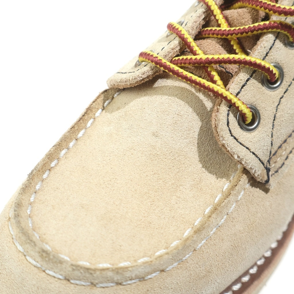 RED WING(レッド ウイング) 6 INCH IRISH SETTER MOC TOE USA製 6インチ アイリッシュセッター モックトゥ レザーシューズ ブーツ レディース ベージュ US4.5/Eワイズ 8173