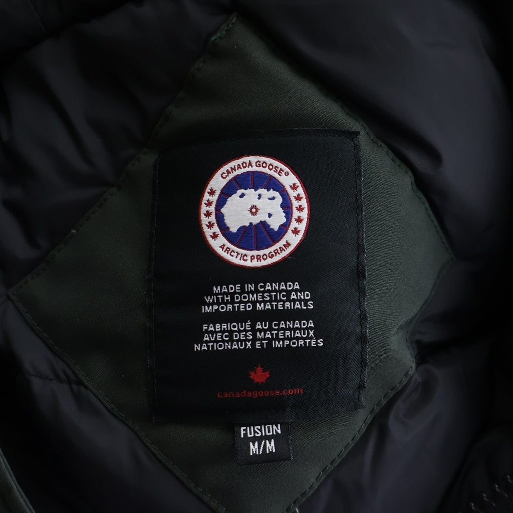 CANADA GOOSE(カナダグース) LANGFORD PARKA ラングフォードパーカー ファーフーデッド ダウンコート グリーン 2062MA