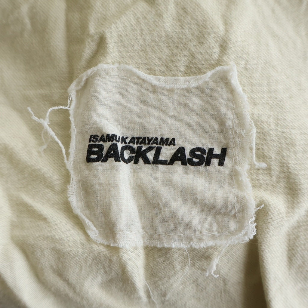 ISAMU KATAYAMA BACKLASH(イサムカタヤマバックラッシュ) 23SS ジップフライ コットンスウェットイージーパンツ グレー 2053-02
