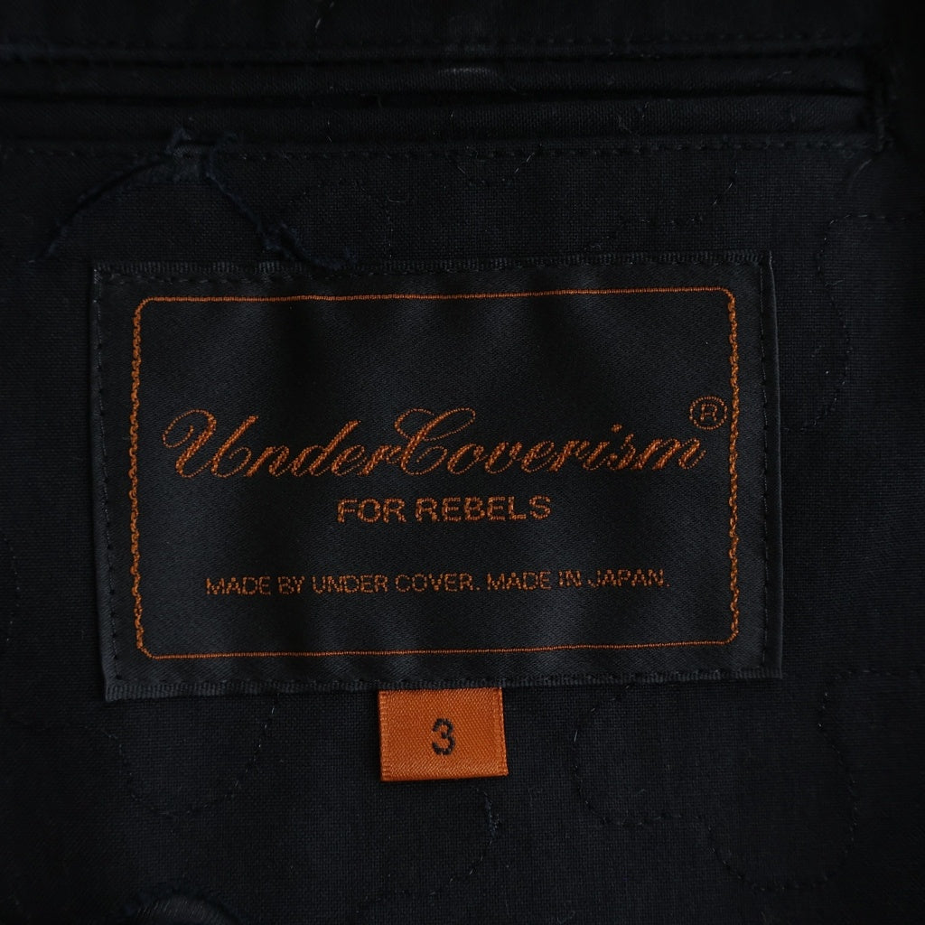 UNDERCOVERISM(アンダーカバイズム) 05SS ARCHIVE BUT BEAUTIFUL2期 ひび割れ 目玉ボタン 1B テーラードジャケット ブラック アーカイブ 5S242-J8