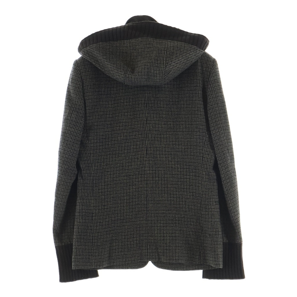 UNDERCOVERISM(アンダーカバイズム) 07AW ARCHIVE 無題期 ウールアンゴラツイード フーデッド テーラードジャケット ジョッパーズパンツ セットアップ ブラウン アーカイブ 7A205-J5/7A252-P5
