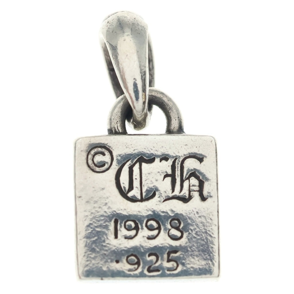 CHROME HEARTS(クロムハーツ) FRAMED CH PLUS 1DIA フレームドCHプラス 1ダイヤ チャーム ペンダントトップ シルバー