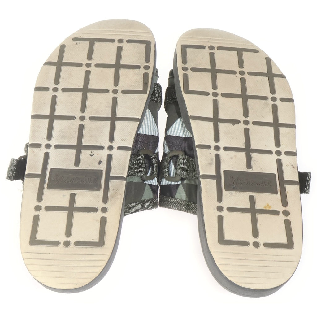 VISVIM(ヴィスヴィム) 09AW F.I.L.OPEN限定 CHRISTO クリスト パッチワーク ベルトストラップ サンダル カーキ
