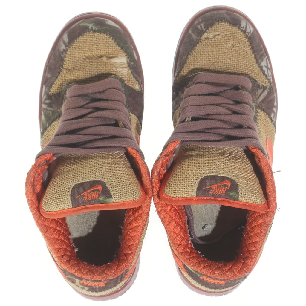 NIKE SB(ナイキエスビー) 【観賞用 2004年製】DUNK LOW PRO REESE FORBES HUNTER ダンクプロ リースフォーブス ハンター ローカットスニーカー ブラウン/オレンジ US8/26cm 304292-281