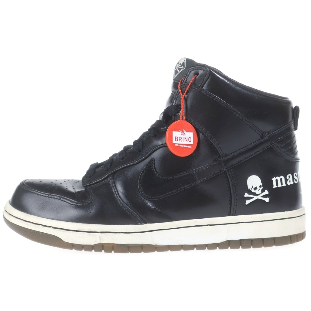 NIKE(ナイキ) 【観賞用 2012年製】 ×mastermind JAPAN DUNK PRM HIGH マスターマインドジャパン ダンク プレミアム ハイカットスニーカー ブラック US7/25cm 583221-090
