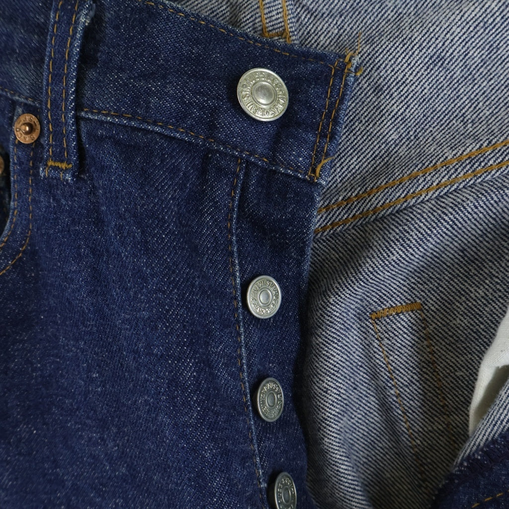 Levi's(リーバイス) 80S VINTAGE 501-0117 ヴィンテージ フランス製 ボタン裏刻印275 スモールe ボタンフライストレートデニムパンツ インディゴ