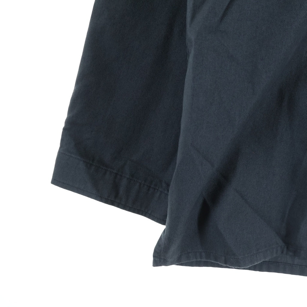 LEMAIRE(ルメール) 18AW ノーカラー 長袖コットンプルオーバーシャツ グレー M183 TO118 LF272