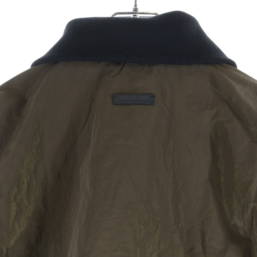 FEAR OF GOD(フィアオブゴッド) HALF ZIP HIGH NECK TRACK JACKET ハーフジップ ハイネック ナイロン トラックジャケット カーキ FG830-210WRP