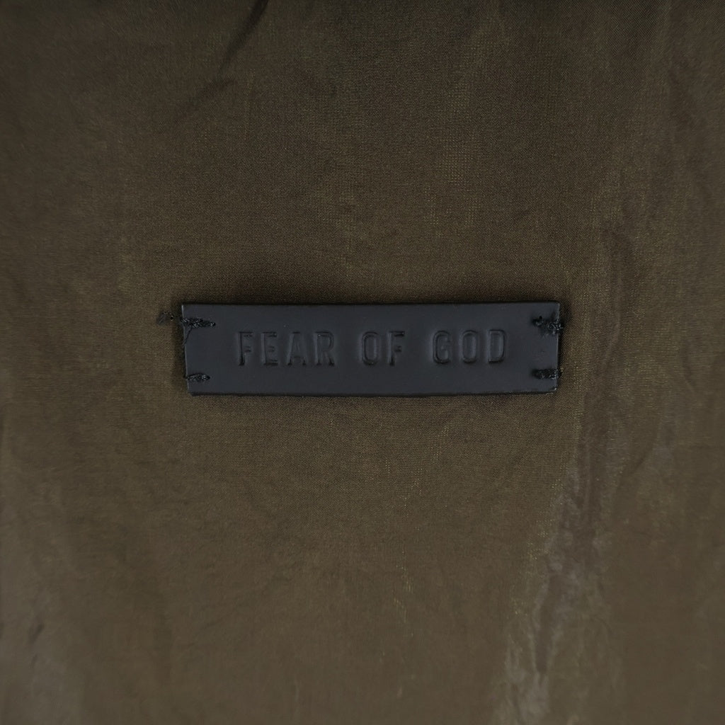 FEAR OF GOD(フィアオブゴッド) HALF ZIP HIGH NECK TRACK JACKET ハーフジップ ハイネック ナイロン トラックジャケット カーキ FG830-210WRP