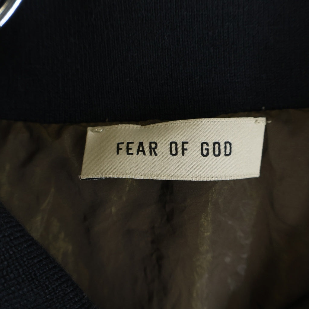 FEAR OF GOD(フィアオブゴッド) HALF ZIP HIGH NECK TRACK JACKET ハーフジップ ハイネック ナイロン トラックジャケット カーキ FG830-210WRP