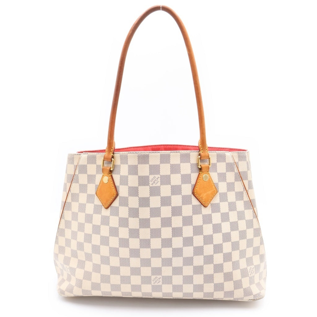 LOUIS VUITTON(ルイヴィトン) ダミエアズール カルヴィ トートバッグ ショルダートート ベージュ N41449 レディース
