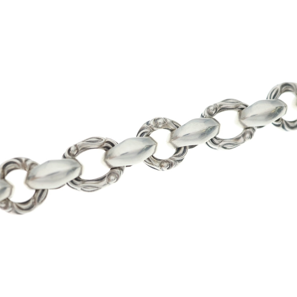 LONE ONES(ロンワンズ) LEONARD KAMHOUT HERON BRACELET レナードカムホート刻印 ヘロンブレスレッド シルバー MFB-0023-LK
