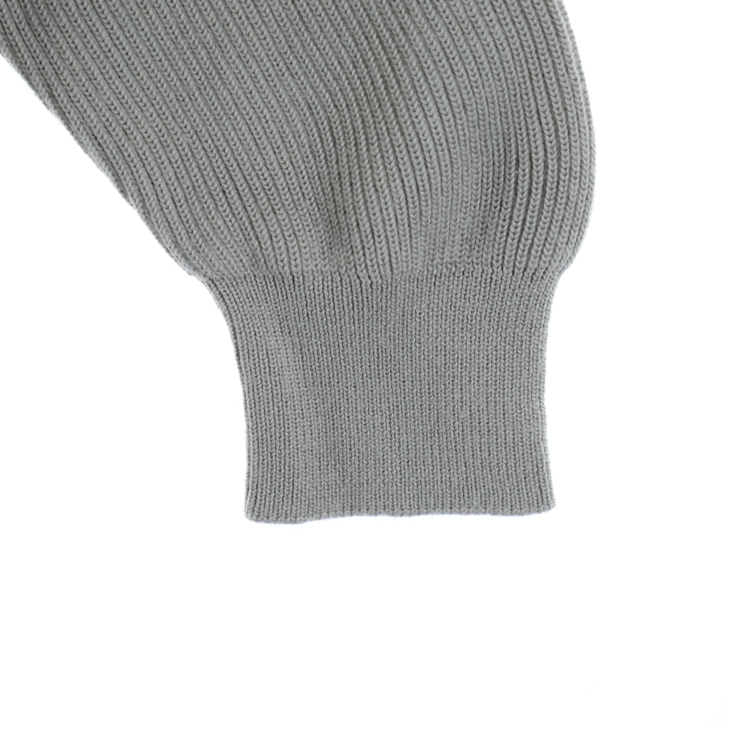 Graphpaper(グラフペーパー) HIGH DENSITY DRIVERS KNIT ハイデンシティ ウール ジップアップドライバーズニット グレー GU253-80261C