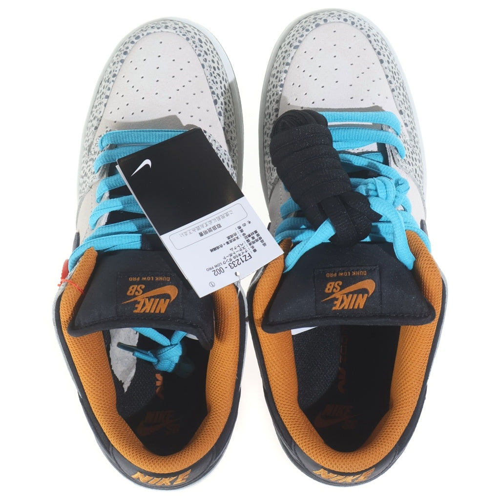 NIKE(ナイキ) DUNK LOW PRO ELECTRIC SAFARI ダンクロー エレクトリックサファリ ローカットスニーカーホワイト/グレー US9.5/27.5cm FZ1233-002