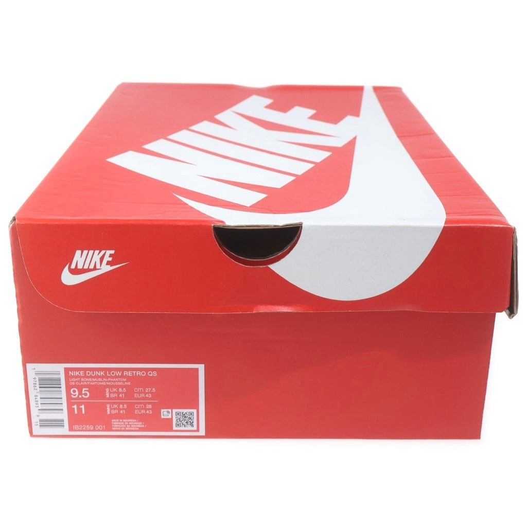 NIKE(ナイキ) DUNK LOW RETRO QS TOKYO ダンクロー東京 ローカットスニーカー ホワイト US9.5/27.5cm IB2259-001