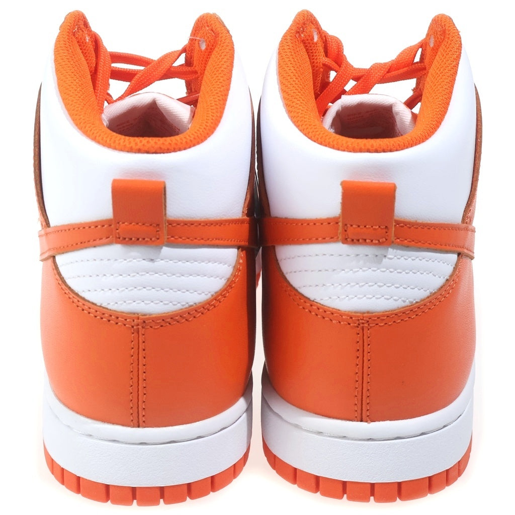 NIKE(ナイキ) DUNK HI RETRO ORANGE BLAZE ダンク ハイ レトロ オレンジブレイズ ハイカットスニーカー ホワイト/オレンジ US9.5/27.5cm DD1399-101