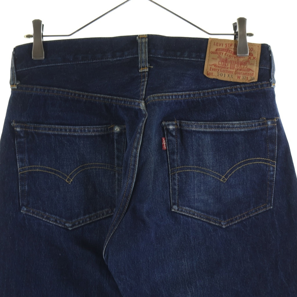 Levi's(リーバイス) 90S VINTAGE 501XX 復刻 ボタン裏555 バレンシア工場 ボタンフライデニムパンツ インディゴ 501-0003